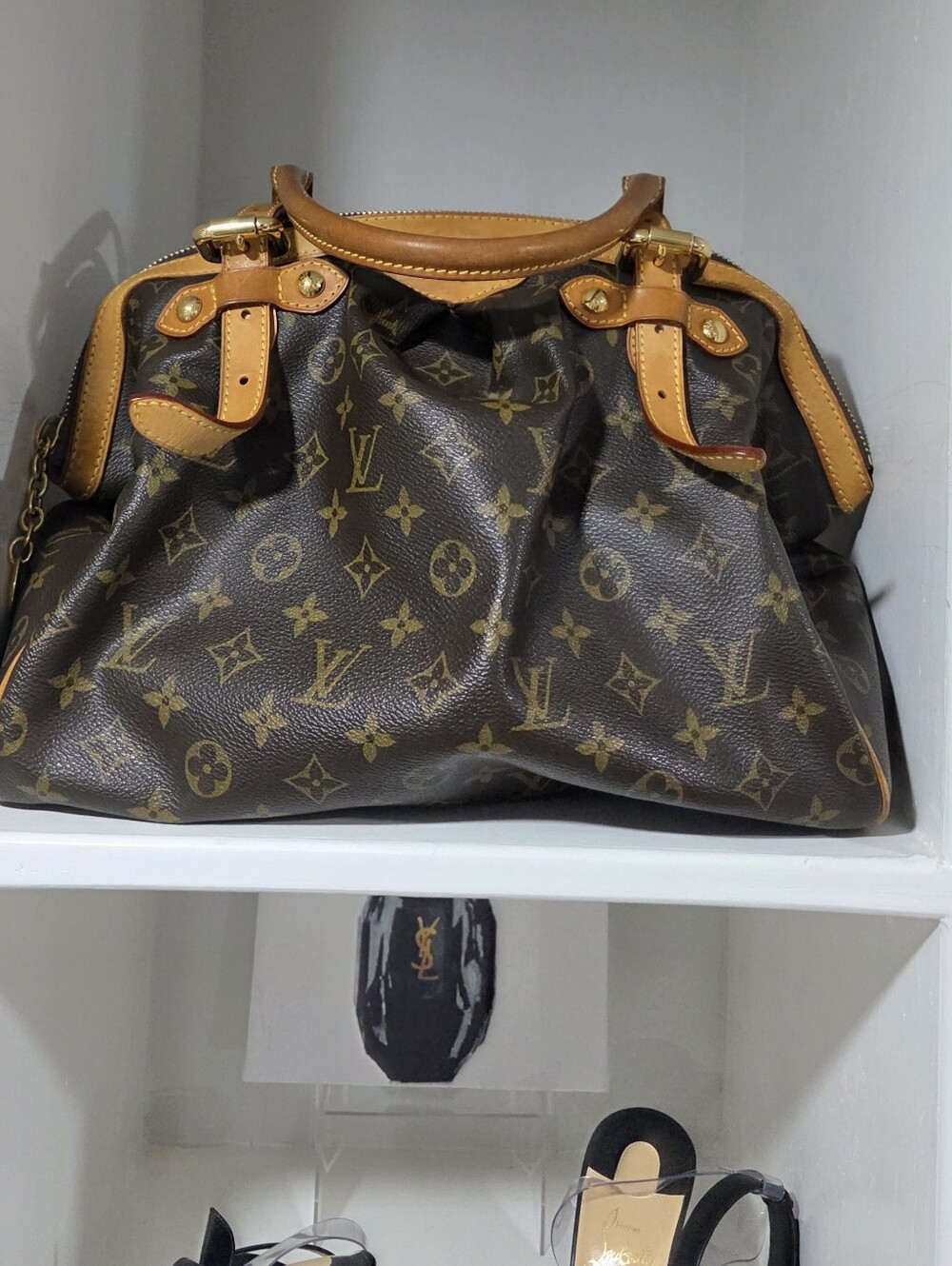 Louis Vuitton Monogram Canvas Brown Tote Bag - - Picture 10 of 17